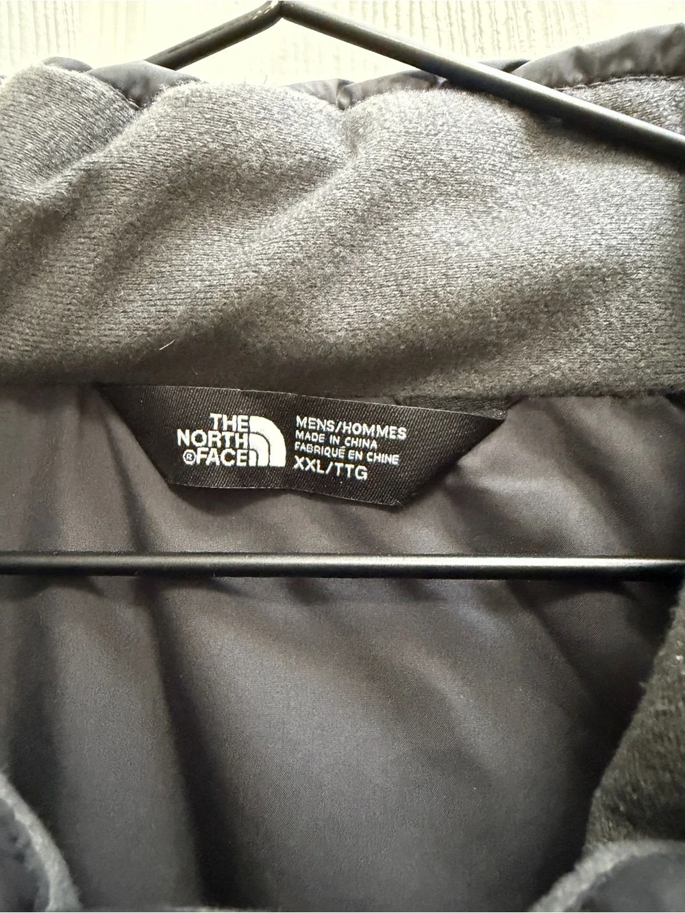 The North Face Red and Black Quilted Puffer Vest